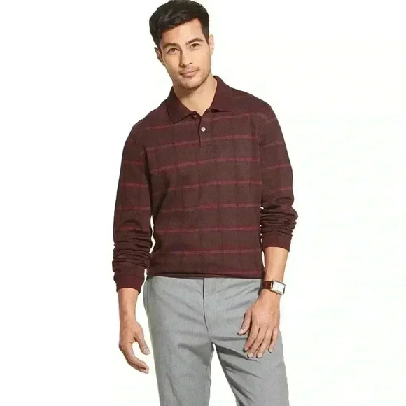 Van Heusen Flex Classic-Fit Rhododendron Polo, XXL - Picture 1 of 8